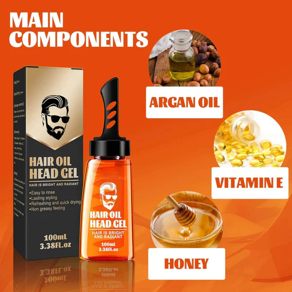 Hair Oil Head Gel & Comb